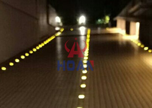 Guía de instalación de tachas reflectivas